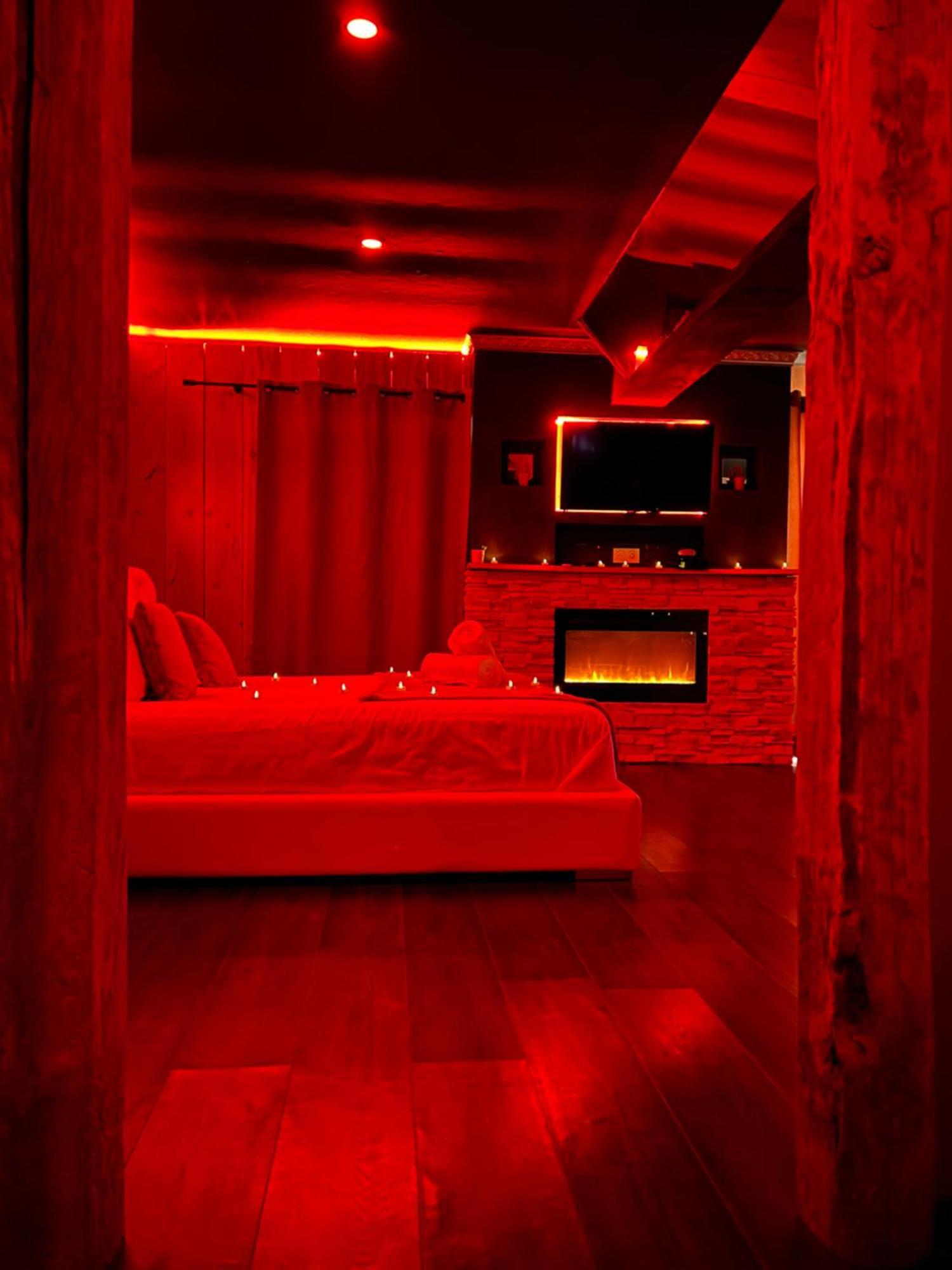 Le Lodge Des Charmes 5 Etoiles Leves Buitenkant foto
