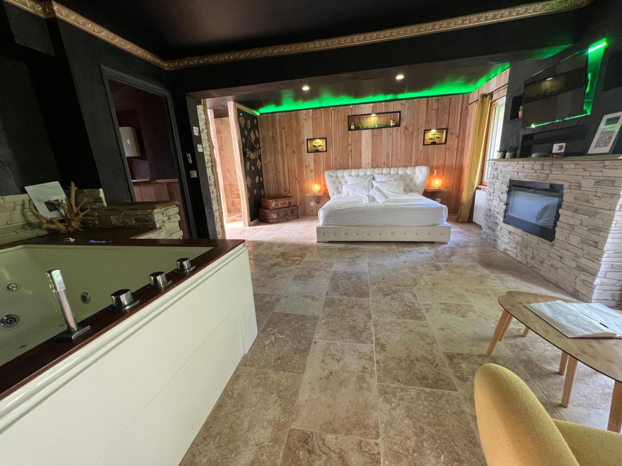 Le Lodge Des Charmes 5 Etoiles Leves Buitenkant foto